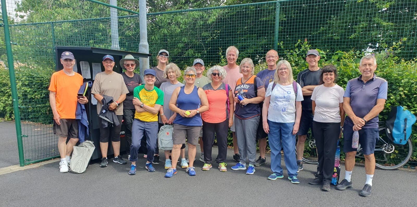 photo of pickleball players